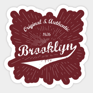 Original Brooklyn, NYC Shirt Sticker